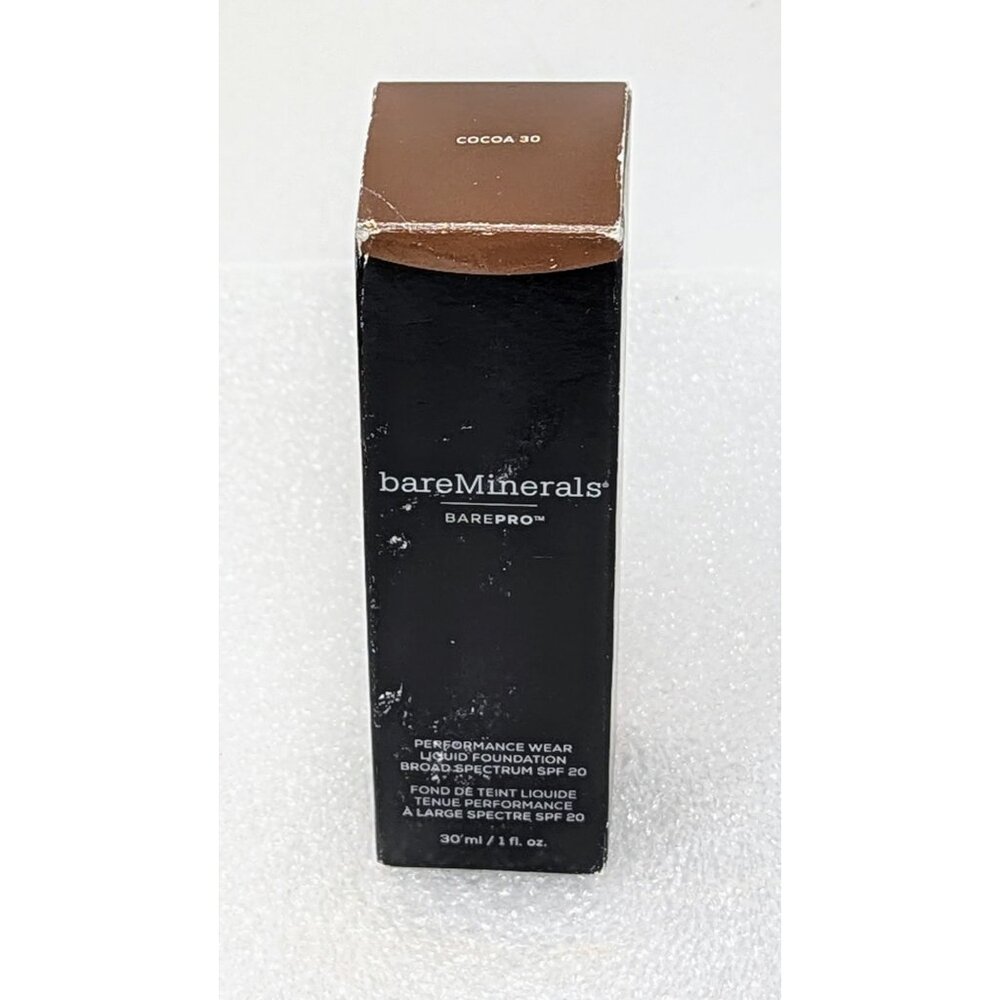 BareMinerals BarePro Performance Wear Liquid Foundation SPF 20 Cocoa 30 1oz